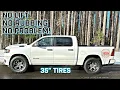 20 Tires 35s with NO LIFT - 2025 Ram 1500
