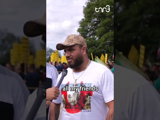 ⁣Christian goes to a march with Muslims (watch full Largest March episode)!