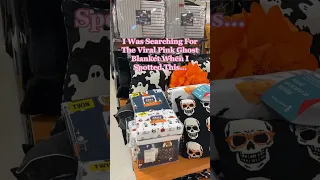 I Was Searching For The Viral Pink Ghost Blanket TJ MAXX When I Spotted This
