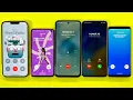 Outgoing Call from iPhone 13ProMax ringing on Samsung S10e, TECNO GO1, HONOR X8, Samsung S9 