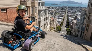I Took Drift Karts Down the World’s Biggest Hills!