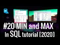 How to use MIN and MAX function in SQL server with Example 2021