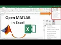 Open MATLAB in Excel - Step-by-Step Tutorial Integaration of MATLAB with Excel