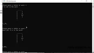 Simple Hangman Game In Python With Source Code Source Code Projects