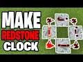 How To Make a Redstone Clock In Minecraft Bedrock - Tutorial