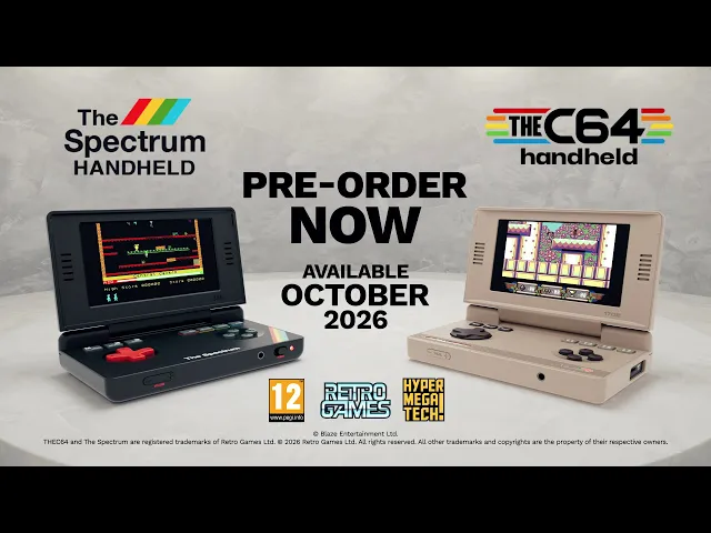 Trailer - THEC64 Handheld and The Spectrum Handheld - HyperMegaTech!