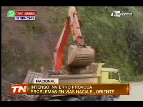 Intenso invierno provoca problemas en vías hacia el Oriente