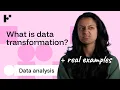 What is Data Transformation Types of Data Transformations and Examples