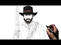 How To Draw Arthur Morgan Step By Step Red Dead Redemption 2