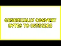 Generically convert bytes to integers