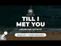 Download Lagu Till I Met You - Angeline Quinto (Male Key - Piano Karaoke)