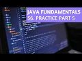 Java Fundamentals Return Value and Return Statement Practice