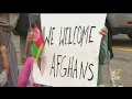 Dozens Outside Mass State House Ask Lawmakers To Help Loved Ones Evacuate Afghanistan