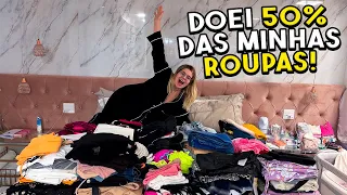 DOEI 50% DAS MINHAS ROUPAS