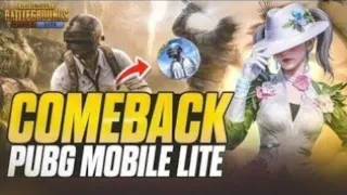 COME BACK PUBG MOBILE LITE LIVE 🔥 SOLO VS SQUAD FULL RUSH GAMEPLAY  🎀 20 Kill Hoga ? ☠️ 
