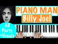 PIANO MAN - Billy Joel Piano Tutorial chords accompaniment