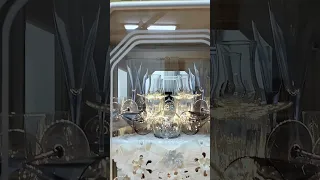 طريقة رص نيش العروسه دولاب فضيات 