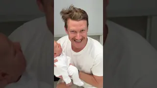 Baby passport mugshot for the next 5 years.. 🤣 #travel #baby #dad