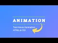 Text Hover Animation Effects Using Only CSS Code