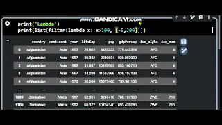 Lambda Functions be used in Lists