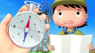 North East South West! 🧭 Learn the Compass!