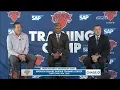 Steve Mills Scott Perry Jeff Hornacek New York Knicks Media Availability MSG Networks