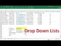 Data Validation and Drop Down Lists With Vlookup Function Excel Tutorial