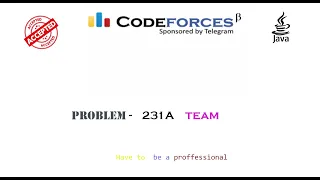 Codeforces Problem 231a - Team solved by java in Bangla