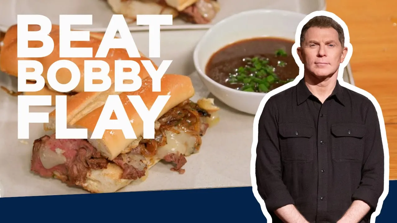 Bobby Flay Makes a French Dip   Beat Bobby Flay   Food Network