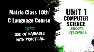 Variable Declaration Variable Initialization in C language with Practical example in CodeBlocks