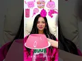 Random Pink Food MUKBANG🦑 03 REVERSED #cure #shorts