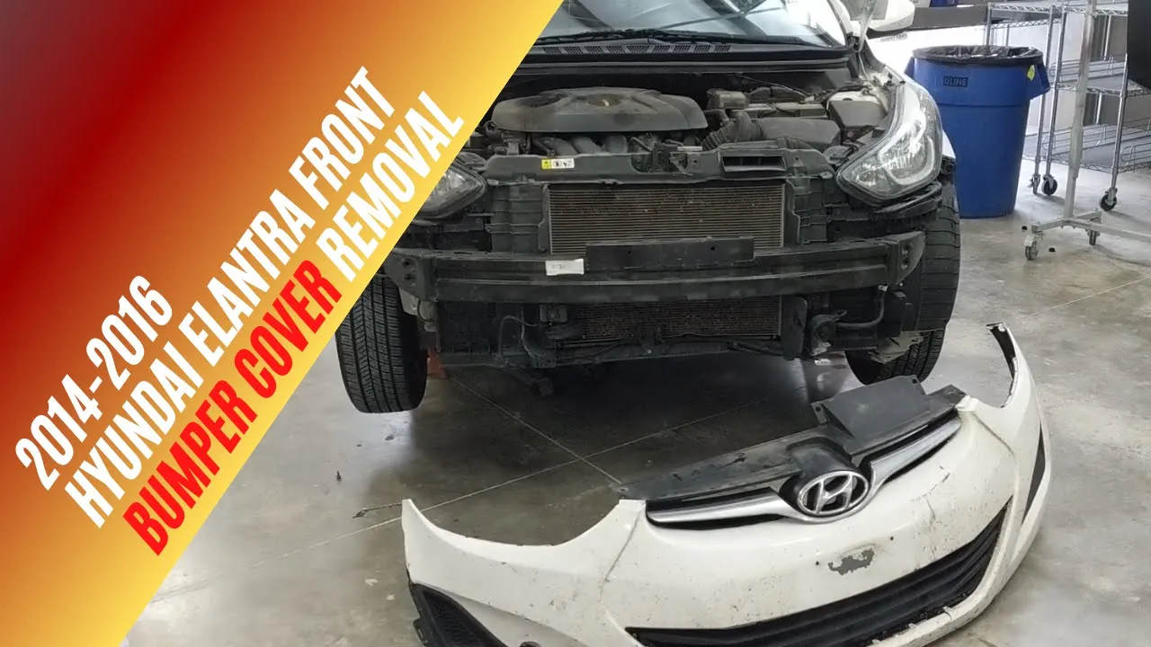 2014-2016 Hyundai Elantra : Front Bumper Painted (Sedan | US Built)