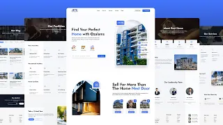 Build Deploy Modern Real Estate Website with React Next js Tailwindcss Shadcn Aos Animation