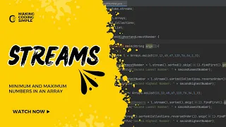 Java Streams - 07 Find Min Max Numbers