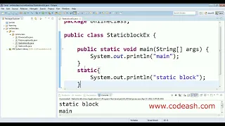 static block in java static block in java example use of static block in java