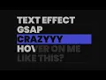 ASMR Programming Beautiful Text scroll and hover effect with GSAP and clip-path No Talking