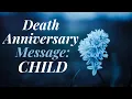 DEATH ANNIVERSARY MESSAGE FOR YOUR CHILD Death anniversary sympathy card for CHILD