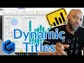Dynamic Titles in Power BI Desktop