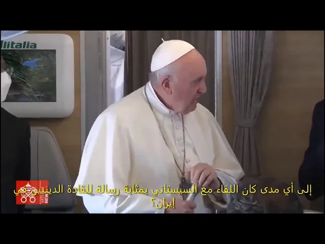 ⁣متحدثاً عن لقاءه بالسيد المرجع الاعلى