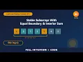 LeetCode Weekly Contest 473 Q3 Stable Subarrays With Equal Boundary and Interior Sum