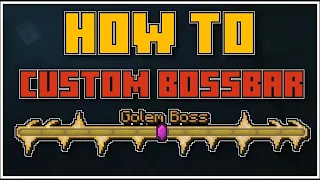 CUSTOM Font BOSSBAR Method Tutorial Datapack Resourcepack Minecraft Java 1 19