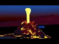 Volcano simulation Blender