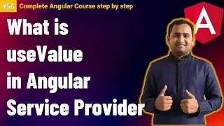 Service providers useValue Angular Tutorial