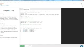 COP1000 Using a for Loop in Python