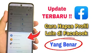 cara menghapus profil lain di facebook