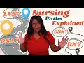 All PATHS to Nursing Explained in 14 Minutes CNA vs vs RN vs BSN with SALARY