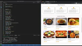 ASMR Programming Create Restaurant landing page using Reactjs No Talking