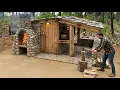Lagu Man Spent 15 Days to Build a House of STONES and LOGS in the Forest. From start to finish.
