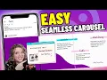 Create SEAMLESS Carousel Post for Instagram \u0026 Facebook