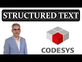 CODESYS Structured text ST programming - First lesson